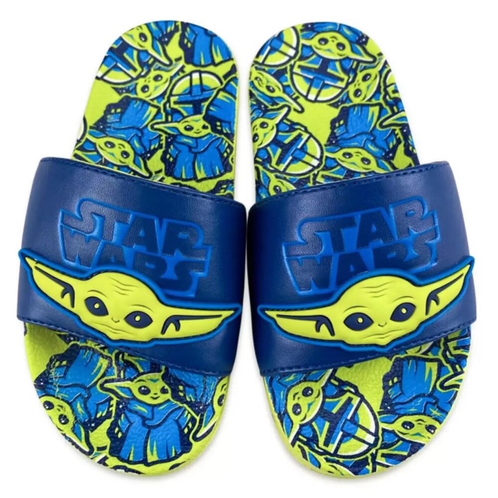 Baby Yoda/Grogu slide sandals